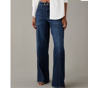 American Eagle Outfitters Dark Blue Flare Jeans